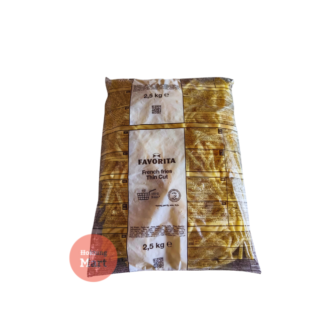 

McCain Favorita French Fries Thin Cut 500g / 2,5kg Kentang Goreng Shoestring