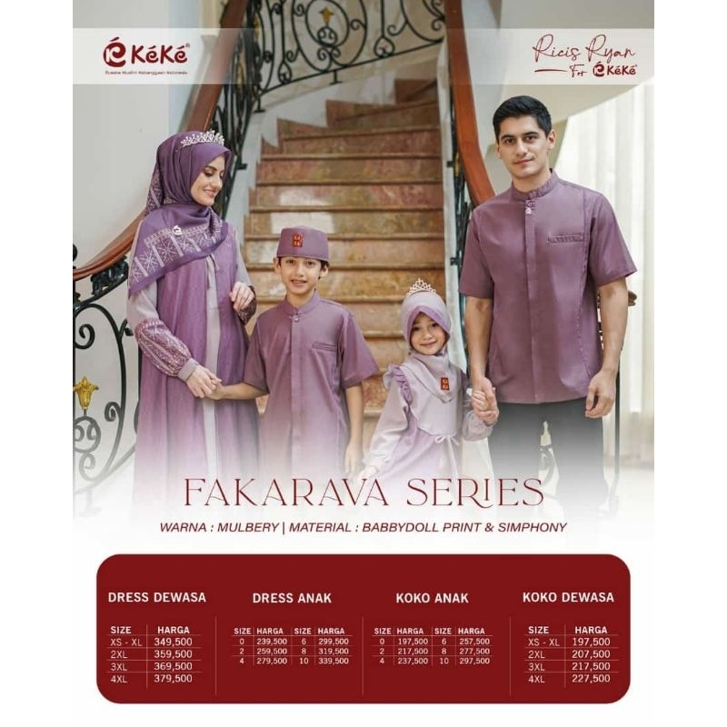 SARIMBIT KEKE FAKARAVA SERIES MULBERRY