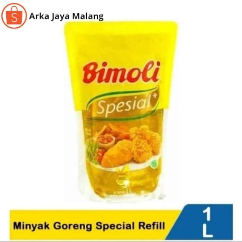 

Bimoli Spesial 1 Liter Minyak Goreng Kemasan - Minyak Sayur Refill