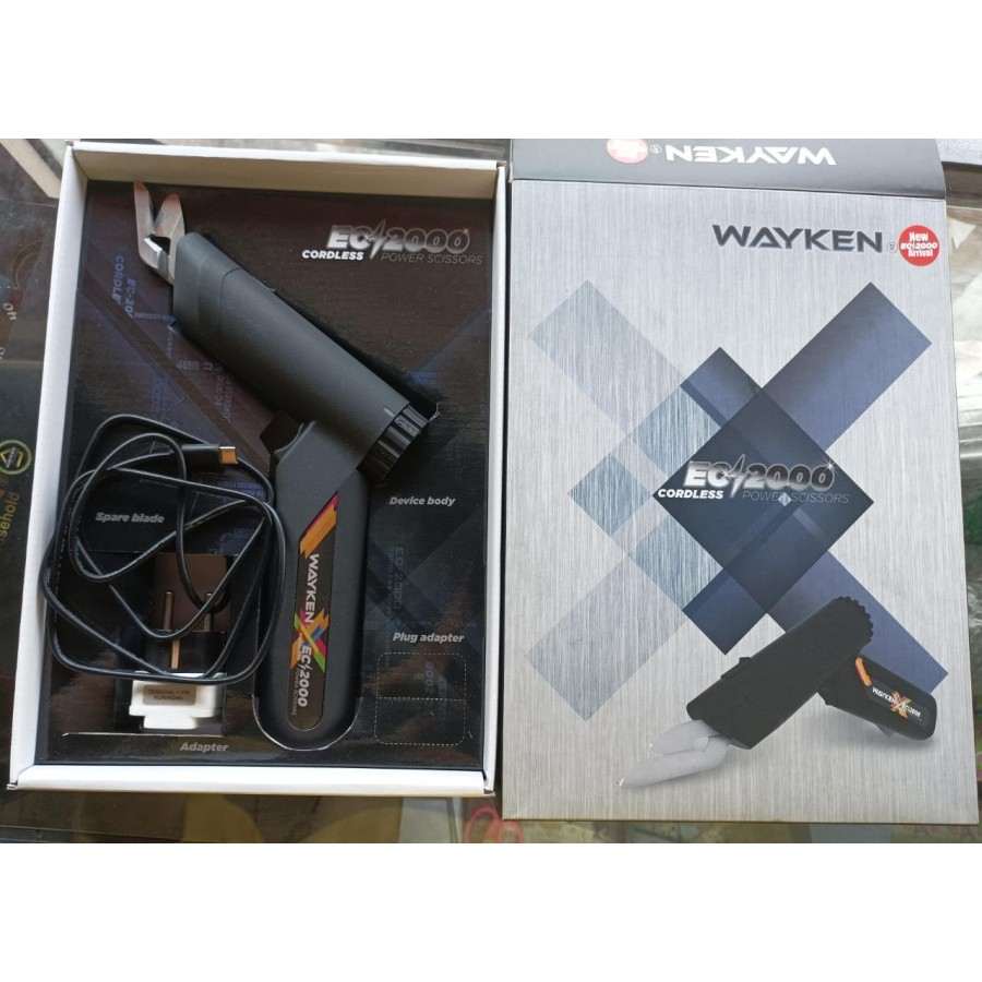 

Gunting Kain Elektrik WAYKEN EC2000 / Gunting Listrik Portable