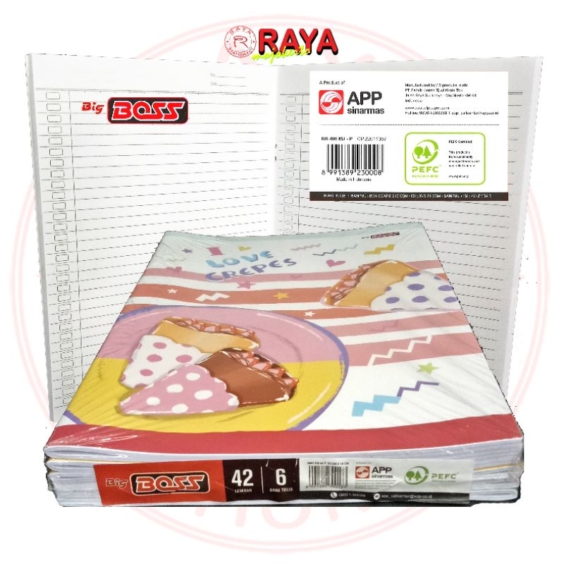 

Buku Tulis BB-42 Big Boss