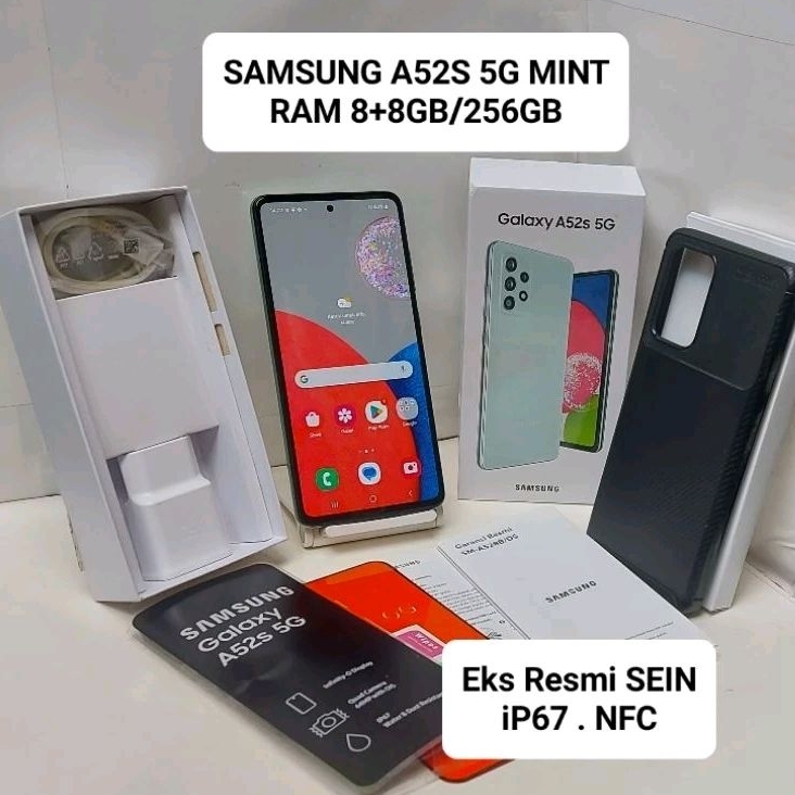 Samsung A52s 5G 128GB 256GB Second Fullset Super Mulus Garansi Resmi SEIN