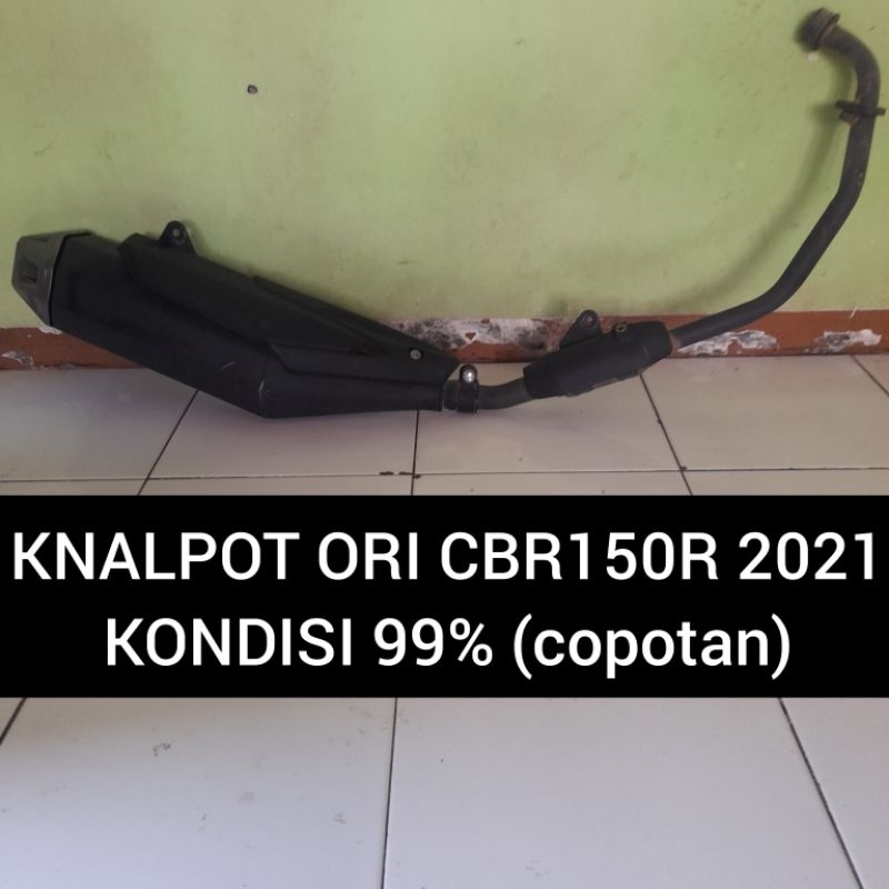 KNALPOT ORI CBR150 - 2021 KONDISI 99% (copotan)