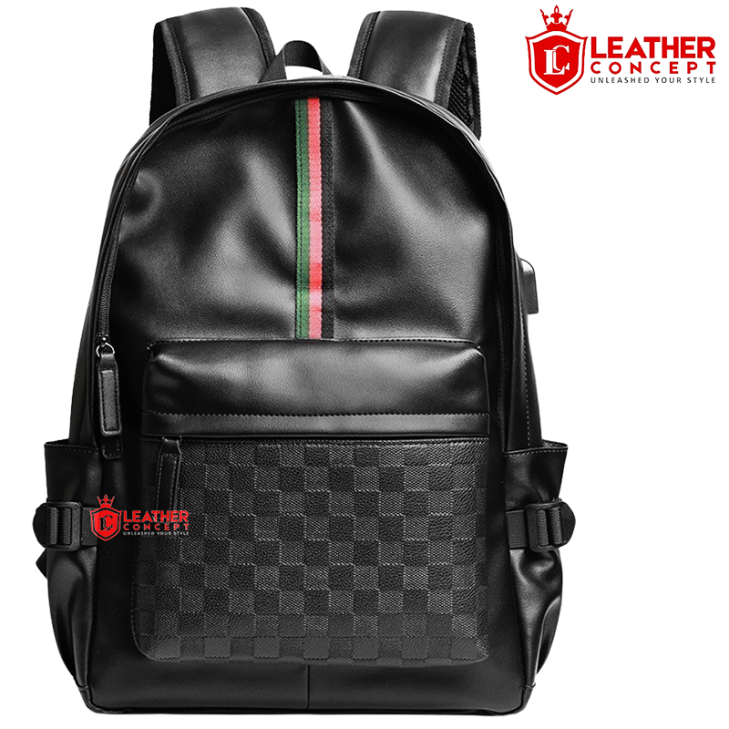 LEATHER CONCEPT Tas Ransel Kulit Pria Tas Backpack Pria Tas Kulit Pria Tycoon 3LINE