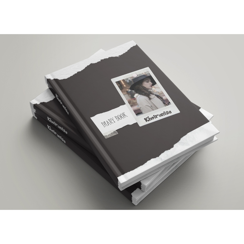 

nots book, hard cover ( custom nama, quotes & photo)