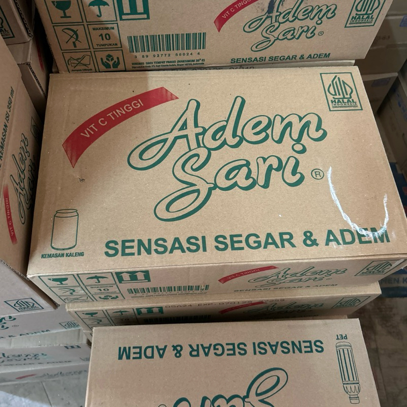 

adem sari 320ml 1 dus isi 24 kaleng