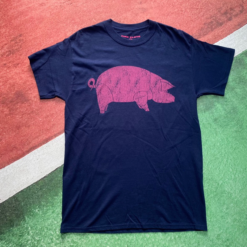 TSHIRT KAOS BAND PINK FLOYD ORI - ANIMAL MURAH