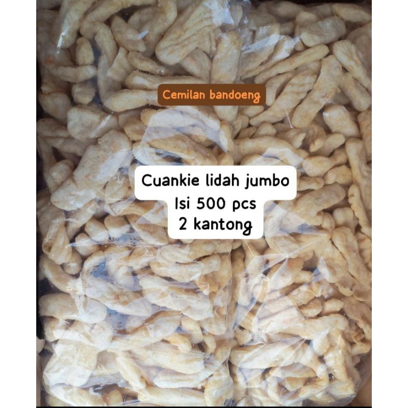 

cuankie lidah jumbo isi 500
