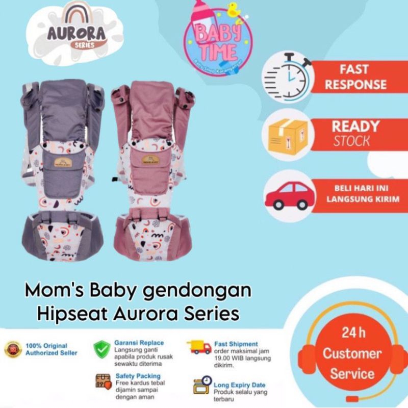 Moms Baby Gendongan Hipseat 7 in 1 Aurora Series - MBG2039