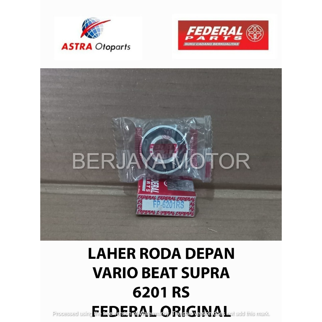 LAHER BEARING 6201 FEDERAL LAHER BEARING RODA DEPAN VARIO BEAT