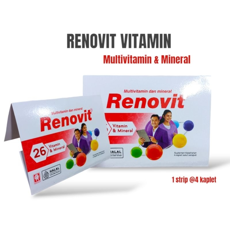 Renovit Multivitamin dan Mineral - Vitamin Renovit