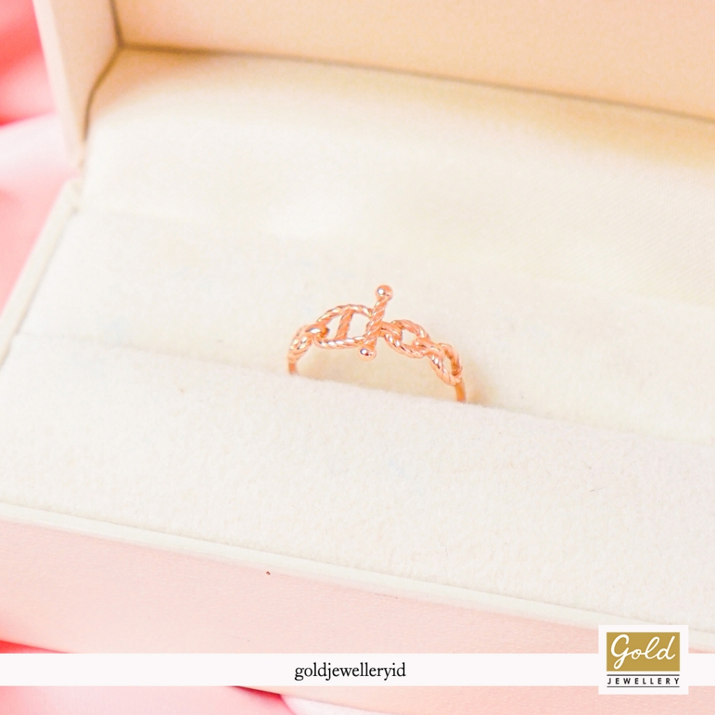 Cincin emas rose 750 17k - PC04042300