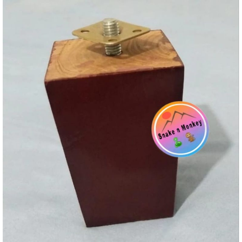 Kaki Sofa Kayu PIRAMIDA 10 cm / Kaki Kursi Meja Lemari...Perbiji