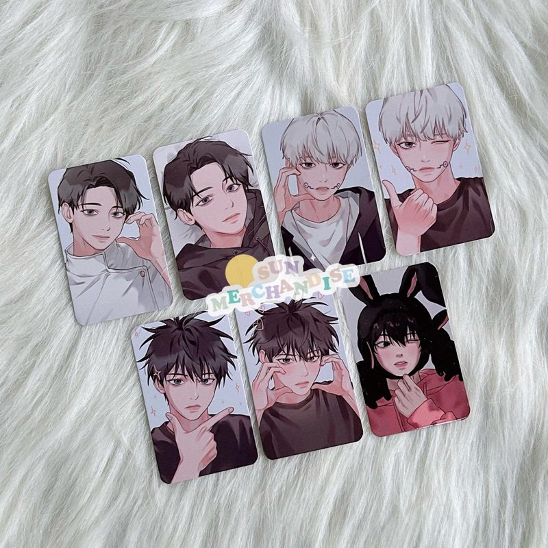 Ready Stock Photocard Jujutsu Kaisen Yuta Okkotsu Megumi Fushiguro Toge Inumaki Gojo Satoru Jjk Pc F