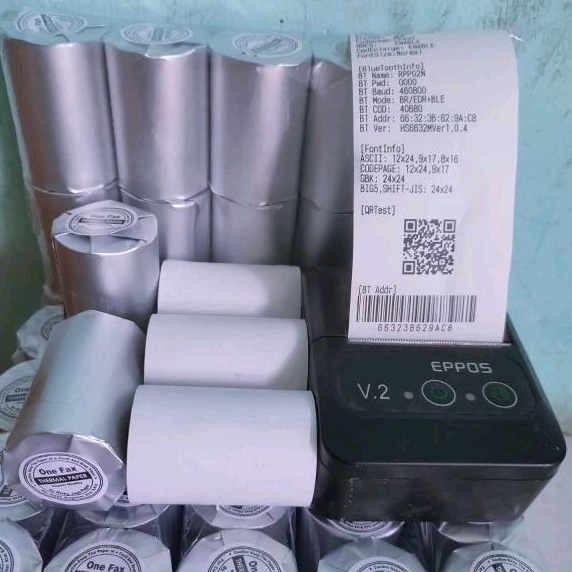 

Kertas kasir thermal murah 58x40mm paket 10 roll