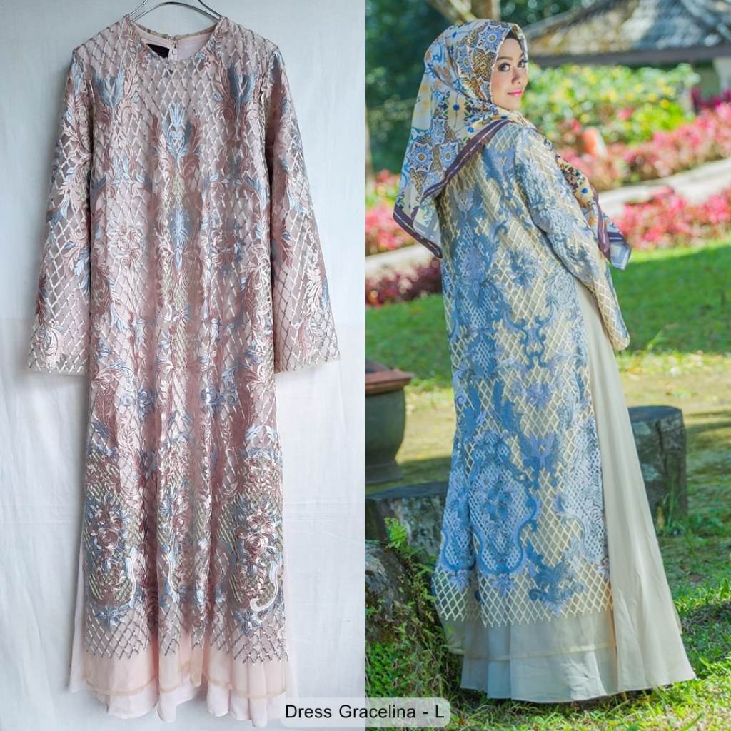 Dress / Gamis / Abaya Muslim Gracelina by Kamilaa Itang Yunasz