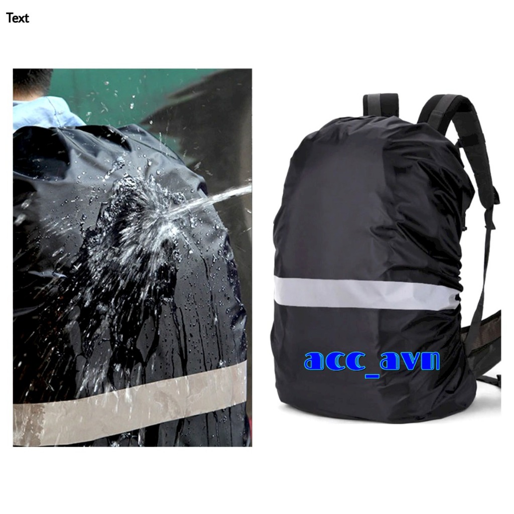 RAIN Cover Tas Ransel Backpack Camping Hiking with Reflektor