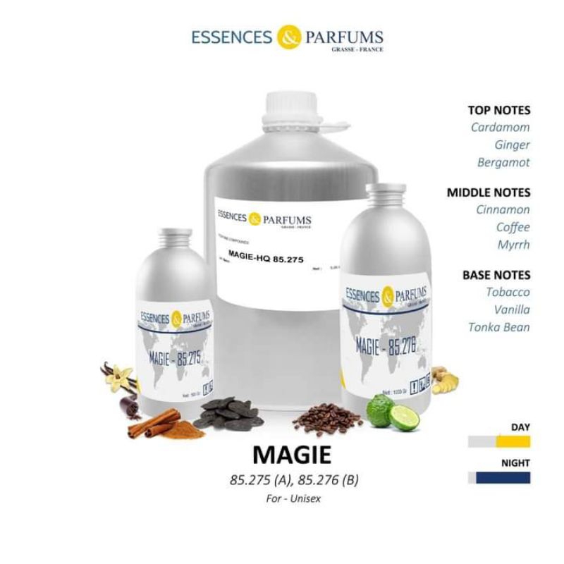 .Parfum MAGIE searah Magenta Tanzan1te Arman1 by essences & parfums (segel 500ml)