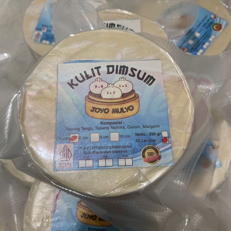 

JOYO MULYO Kulit Dimsum Putih 250gr Diameter 8cm