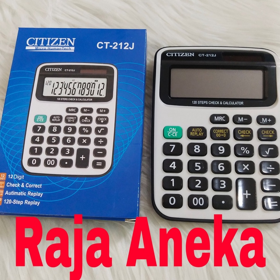 

KODE L83J Kalkulator CITIZEN CT212J Tombol Lembut 12 Digit Layar Besar Murah CT 212 CT212