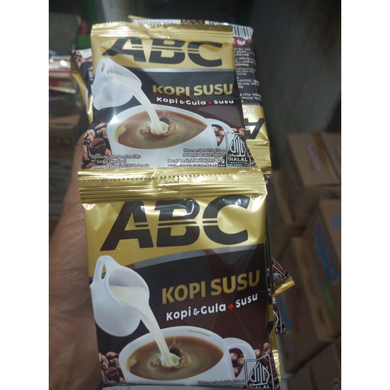 

ABC Kopi Susu Renteng Isi 10 Sachet