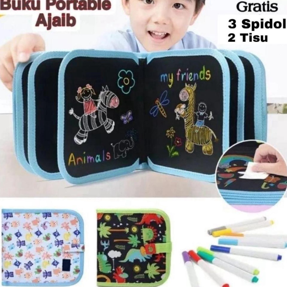 

Flash Sale Buku Gambar Portable Buku Gambar Ajaib Anak Bisa Dihapus Buku Gambar Hapus