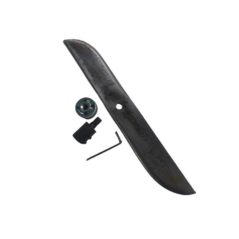 Pisau Pencacah Rumput dengan sambungan As mesin pompa sanyo, gerinda tangan dll