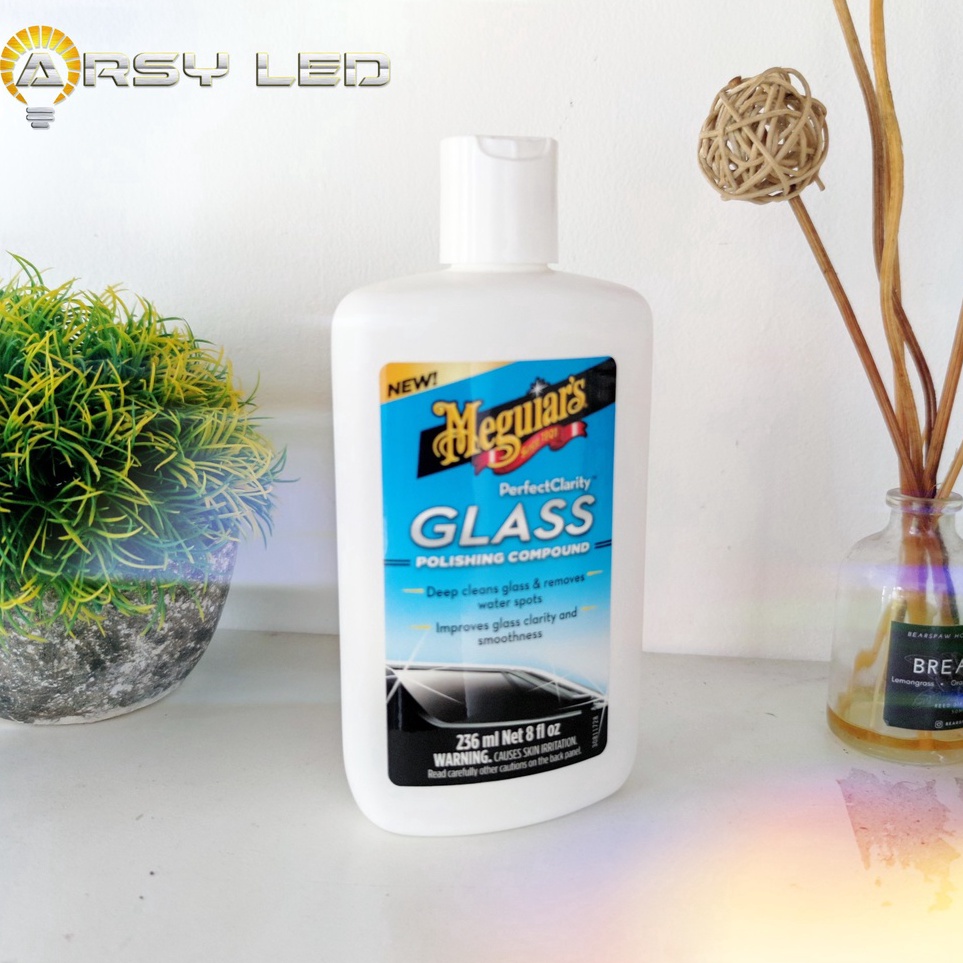 Meguiars Perfect Clarity Glass Compound Polish Obat Jamur Kaca Mobil ART K4Z2
