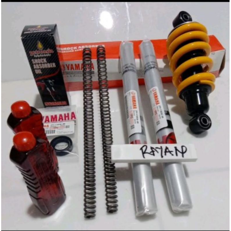 SOK DEPAN BELAKANG AS SOK JUPITER MX KING SOK+PER+SIL+OLI+BELAKANG