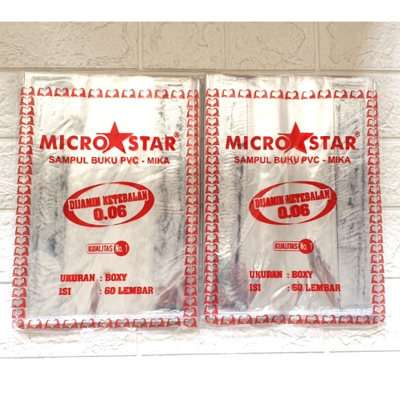 

On Sale ISI 1PC Sampul Mika Plastik Ukuran Campus BOXY BUKU BIGBOS