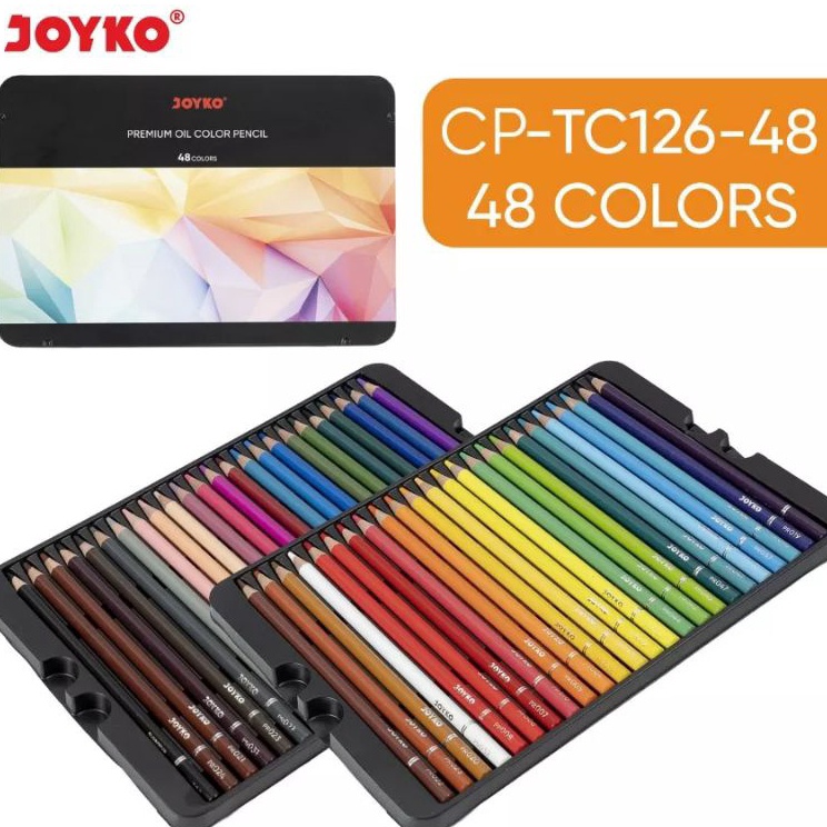 

Promo Surprise Pensil Warna Joyko CPTC12648 Premium Oil colour 1set48wrn