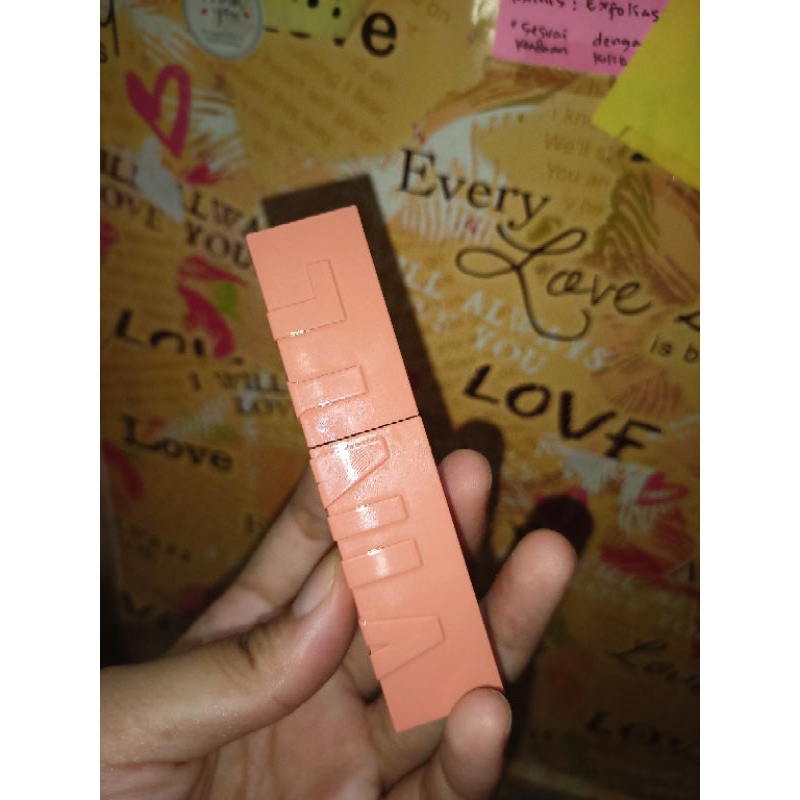 PRELOVED MAYBELLINE VINYL INK 63