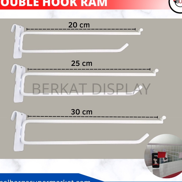 TERBARU HOOK RAM  DOUBLE HOOK  GANTUNGAN MESH