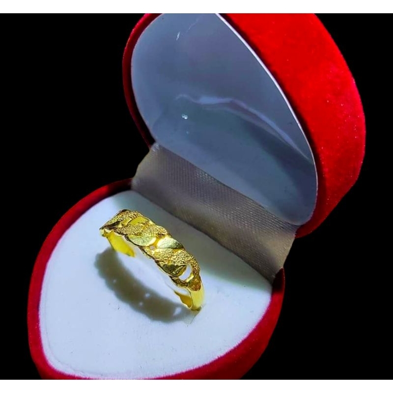 cincin  setengh rante emas muda 2 grm /cincin dewasa emas muda