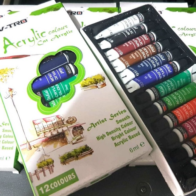 

Paket Baru Cat Acrylic Akrilik Vitro