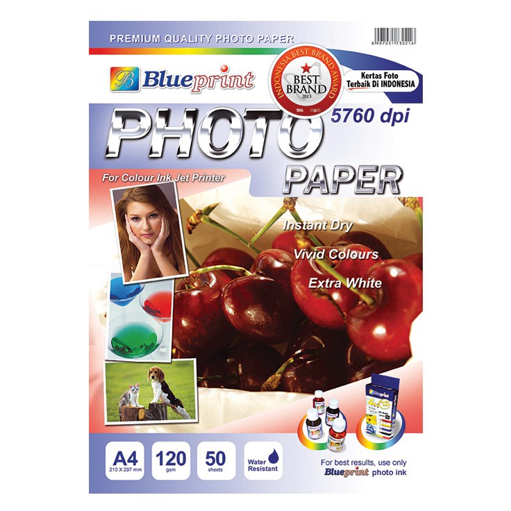 

Produk Terbaru Blueprint BPGPA412 Photo Paper A4 12 gsm