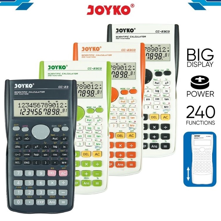

Surprise Calculator Kalkulator Joyko CC23 Scientific 24 Functions