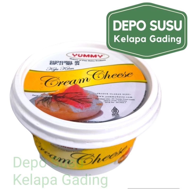 

Yummy 250gr Cream Cheese / Mascarpone / Sour Cream 200gr Krim Keju