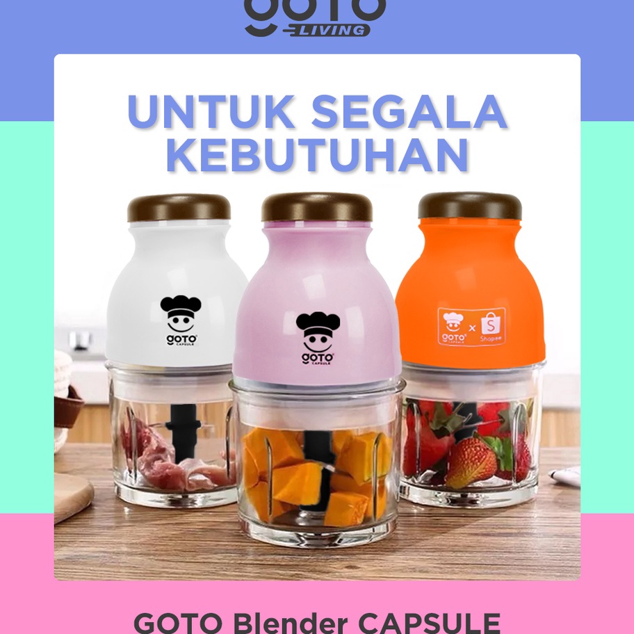 TERMURAH Goto Capsule Blender Penggiling Daging Blender Cutter Quatre Kapsul