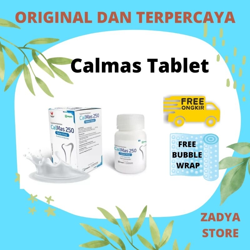 CALMAS Tablet hisap anak 250mg isi 30 tablet