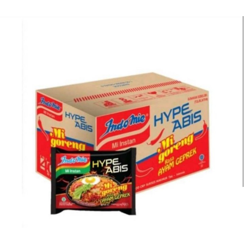 

mie instan indomie goreng rasa ayam geprek/murah/halal/1 box