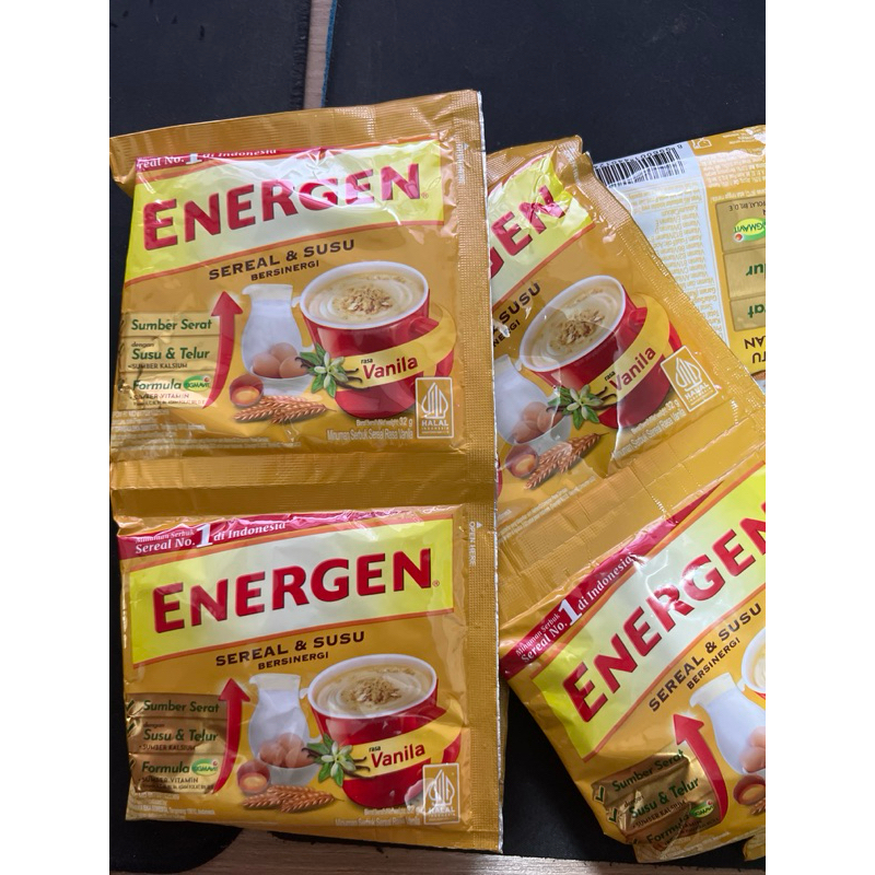 

energen Sereal rasa Vanila 1 Renceng (10pcs)