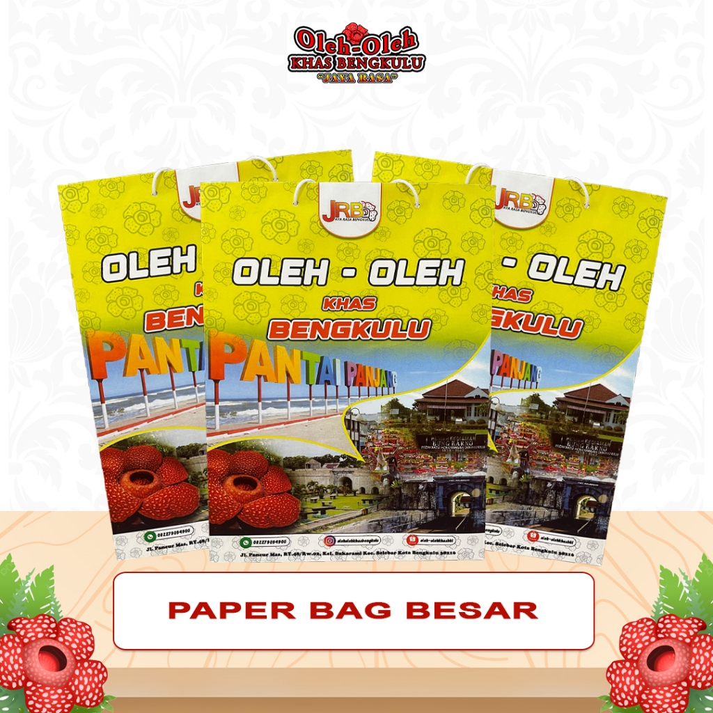 

Paper Bag Besar Merek Oleh Oleh Khas Bengkulu