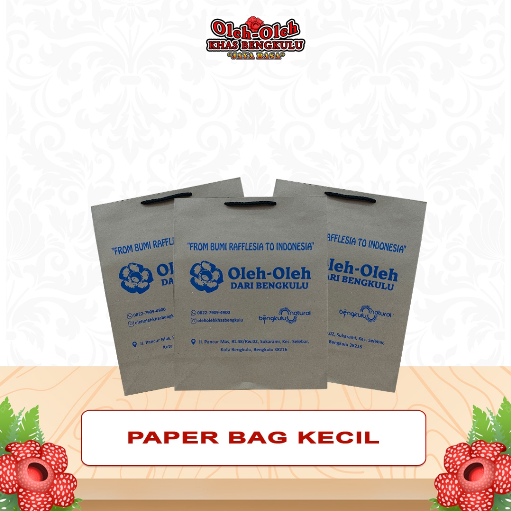 

Paper Bag Kecil Merek Oleh Oleh Khas Bengkulu