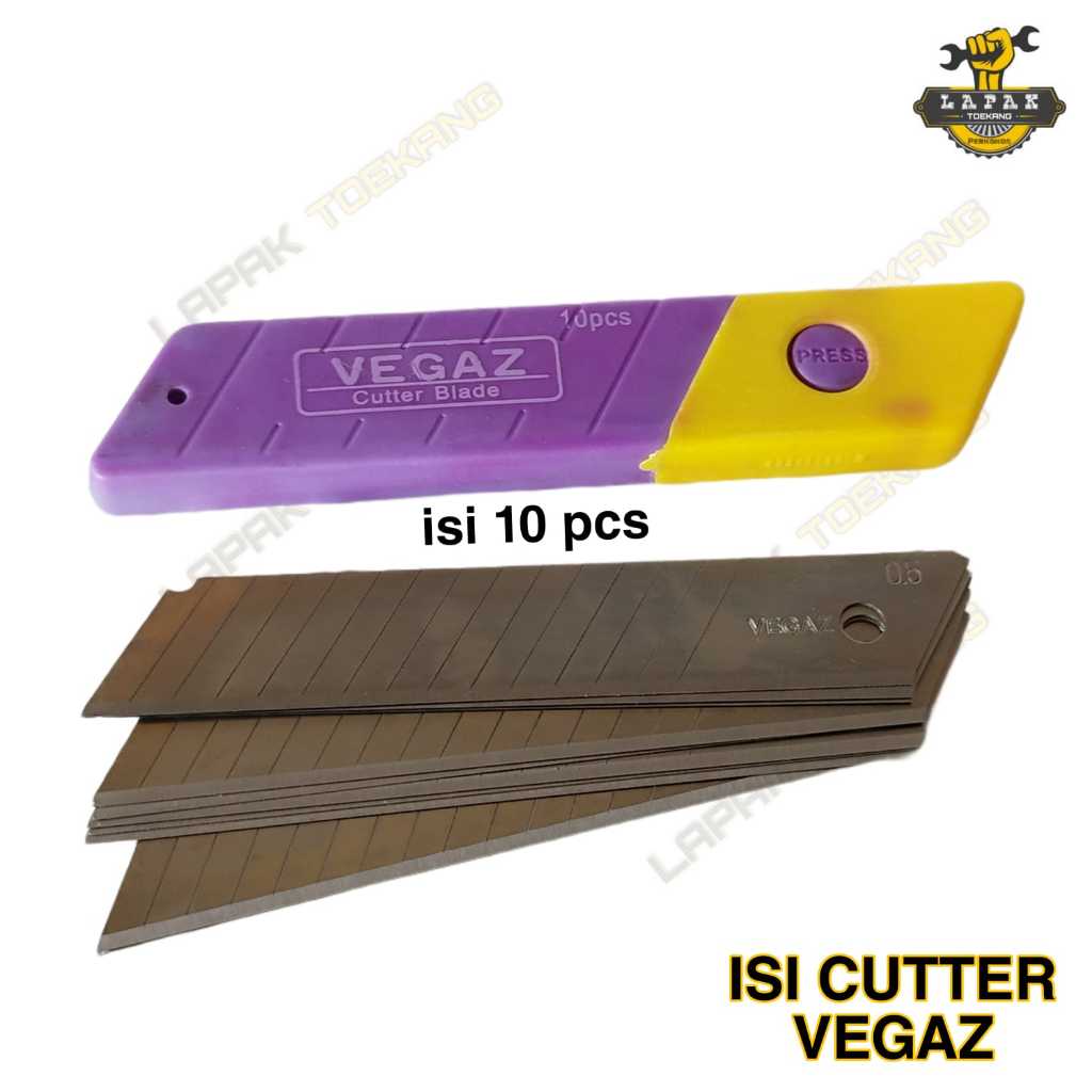 

Isi Refil Pisau Cutter Besar Vegaz Isi 10pcs