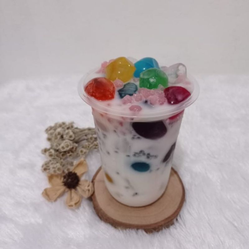 

Es Jelly Ball Rainbow Ukuran Large