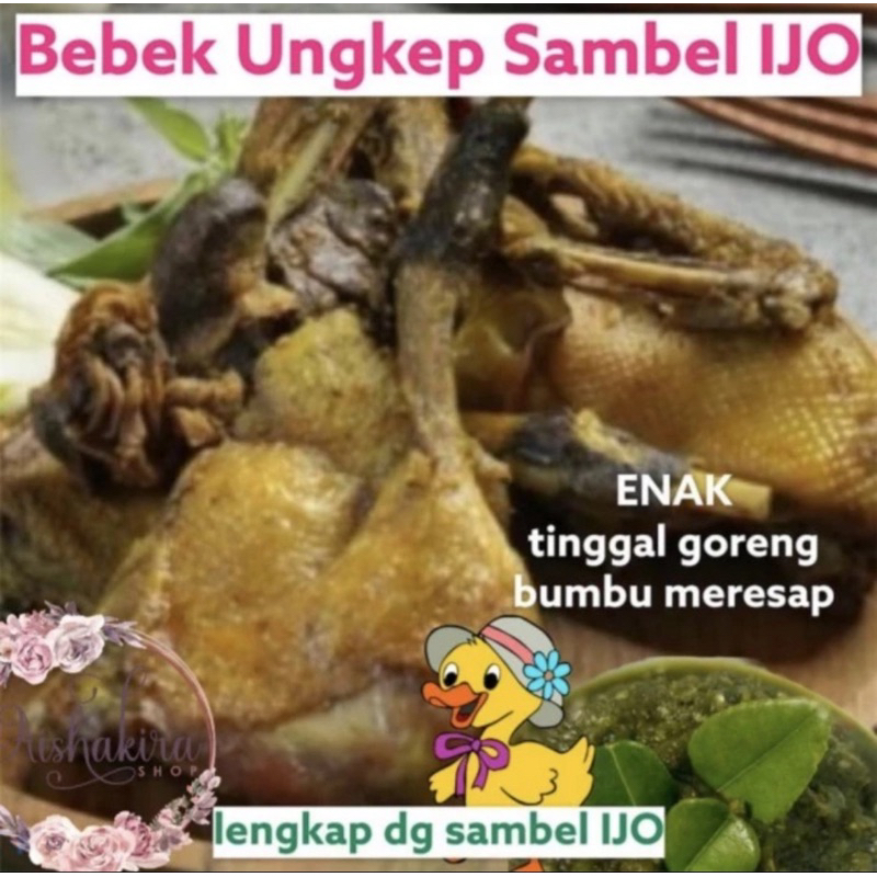 

Bebek Ungkep sambel ijo