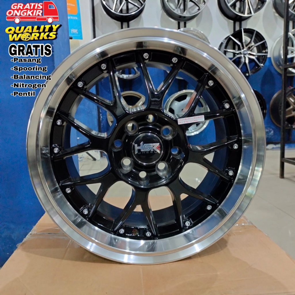 Velg Modifikasi Mobil Brio Agya Ayla Ring 15 Velg Hsr Wheel Oita
