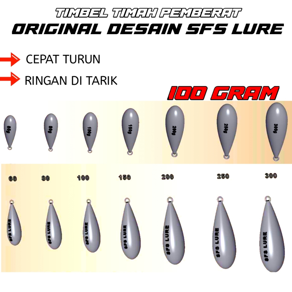 Grosir timah pancing 100gram baton timbel pancing pemberat pancing bandul pancing umpan pancing mand