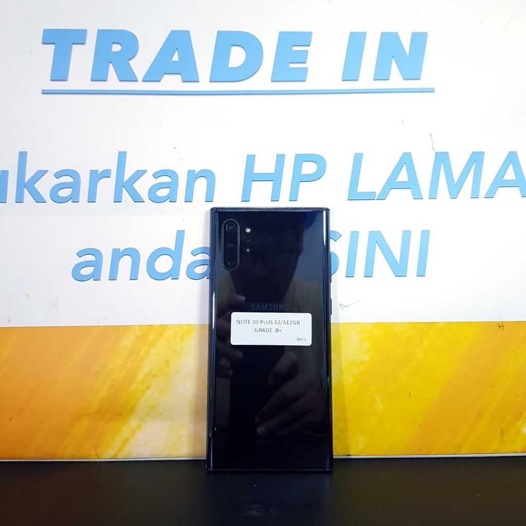 Samsung Note 10 Plus 12/512GB (Biru) Second Bekas